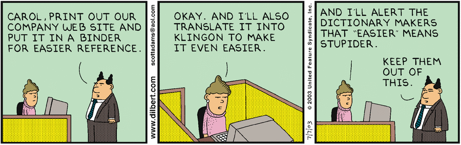 Dilbert Cartoon